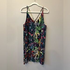 Topshop Jungle Print Slip Dress NWT